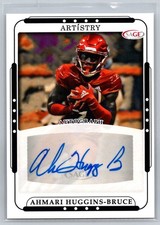 Ahmari Huggins-Bruce 2023 SAGE Artistry RC Autograph Rookie Auto #ART-AHB
