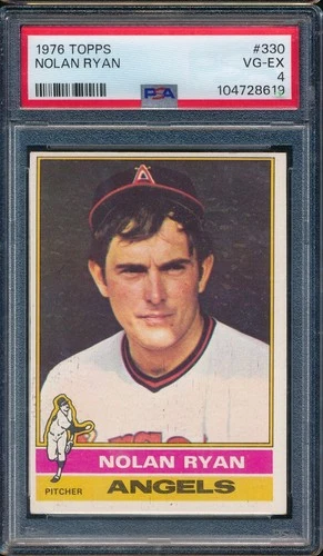 EL.HE34 1976 Topps 330 Nolan Ryan PSA 4 VG-EX