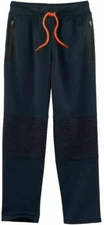 Boy's Jumping Beans Active Fleece Pants Color: Navy Orange Size: 5 MSRP $24 p