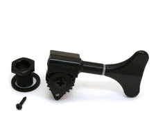 (1) Wilkinson Black Open Gear Right Hand/Bass Side Mini Bass Tuner TK-7556-003