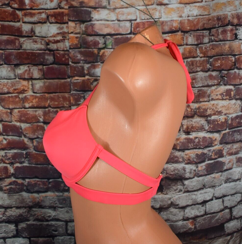 Haut De Bikini Victoria’s Secret – Bling Rayé, The Hottie Halter, Neuf