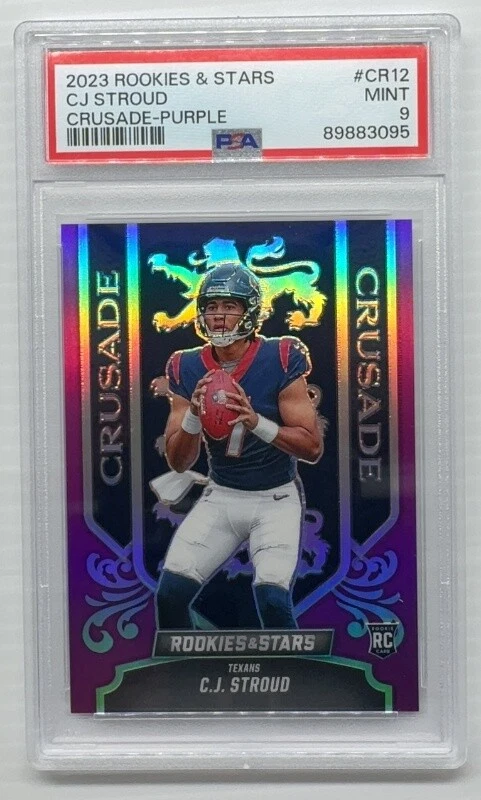 CJ Stroud Panini Rookies & Stars Crusade #CR12 Purple