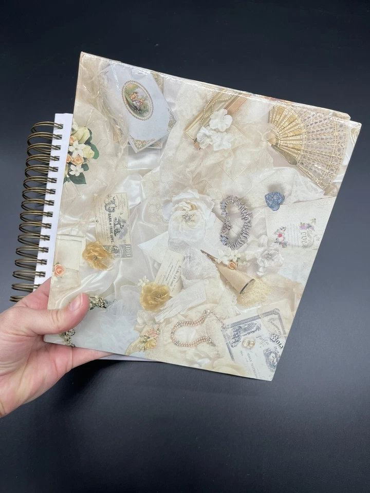 LOTE DE 2 - (200, 4x6) ÁLBUM DE FOTOS DE BODA Y DIARIO EN BLANCO IRIS PROVENZA Foto 2 de 4