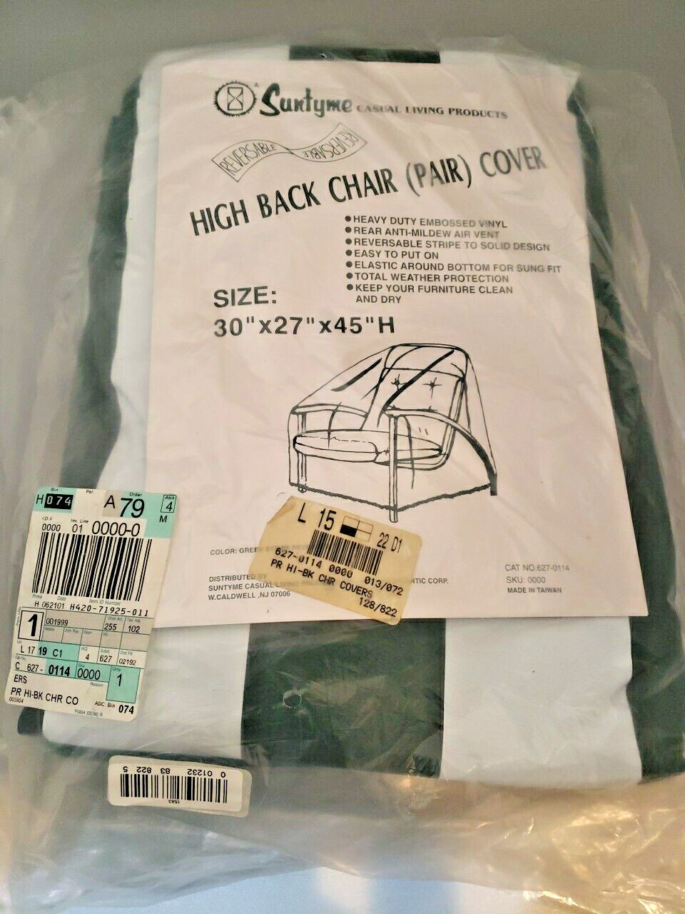 Covers - 2 Pack - Heavy Duty - Reversible
