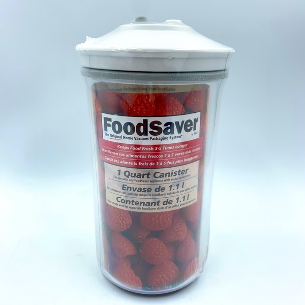 FoodSaver 1 Quart Qt. Canister Vacuum Sealer Container for sale online eBay