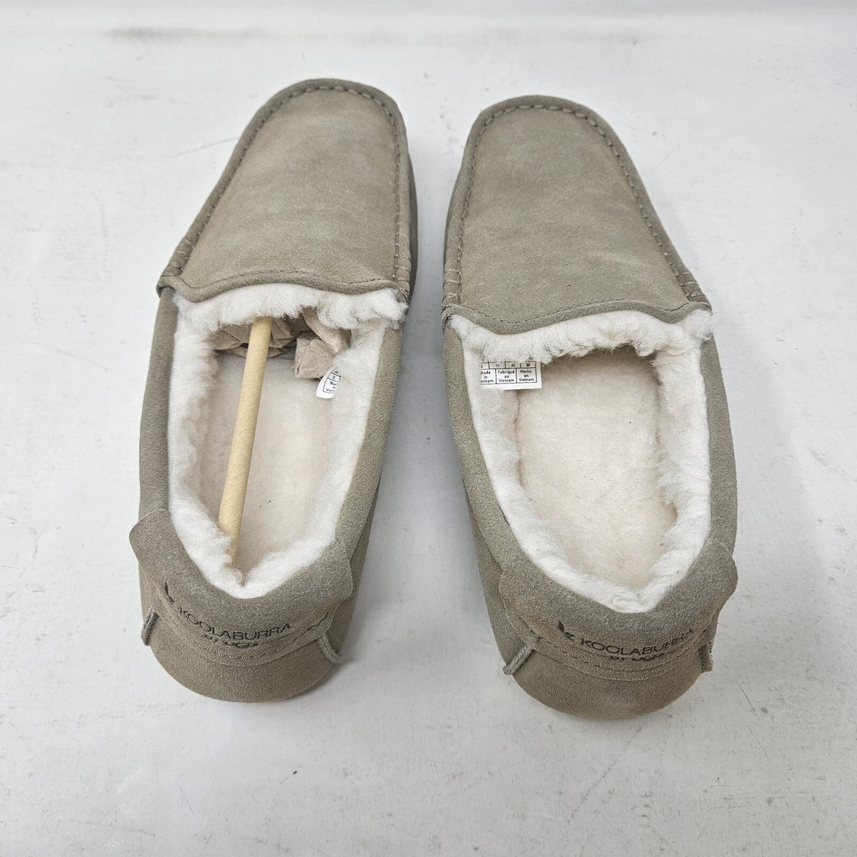 KOOLABURRA BY UGG Tipton Slippers Dune Men 9 NWT beige faux fur 1105893 slip on Koolaburra by UGG - Brandclub - Koolaburra by UGG Men main image 2