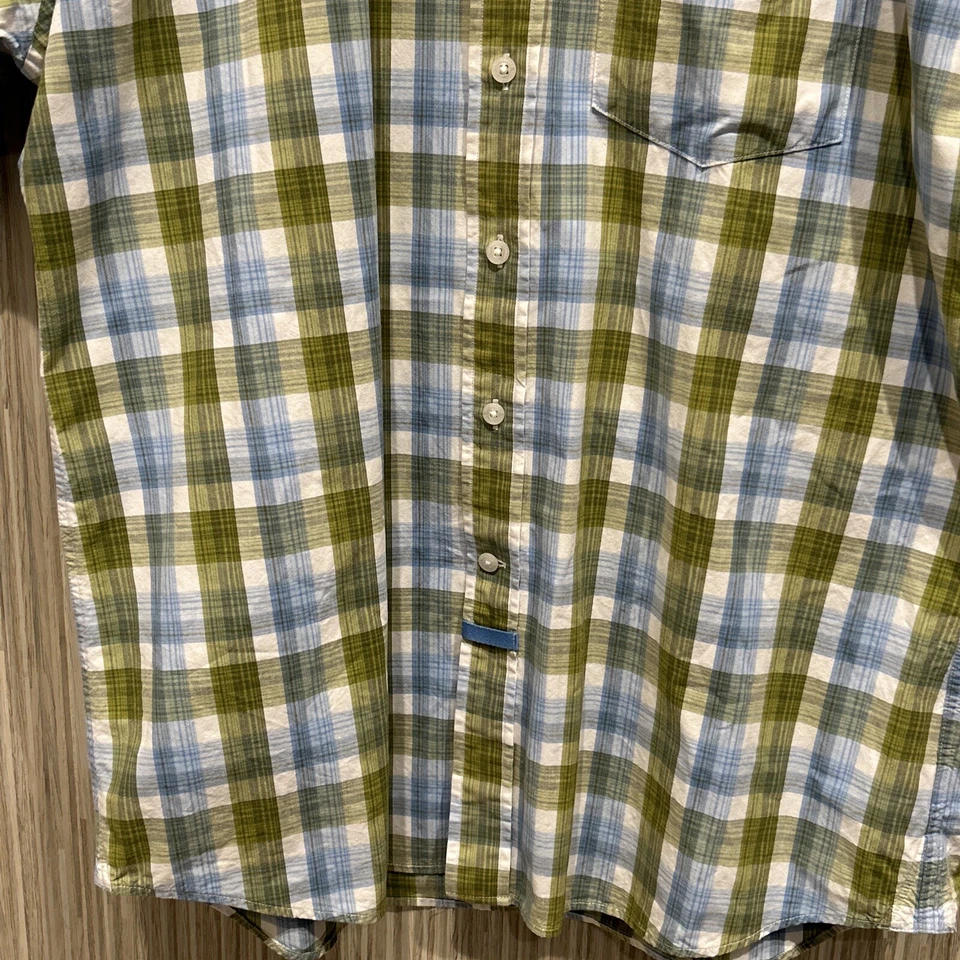 Cutter & Buck Shirt Mens Large Plaid Button Down Golf Lightweight Cotton - Image 4 of 4