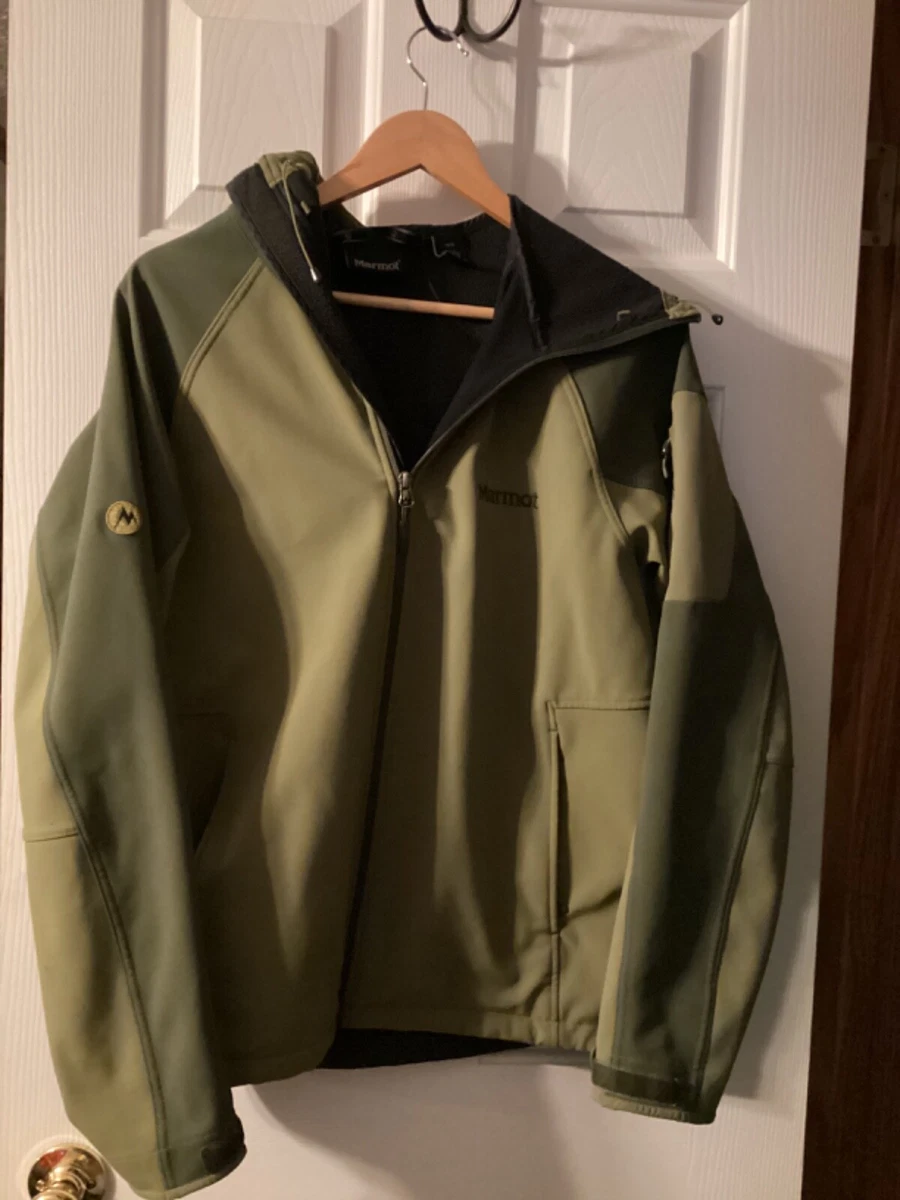Men s Size Medium Marmot Olive Green Style Alsek Hoody Jacket
