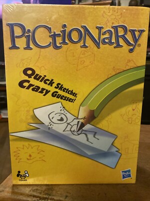 Pictionary ADULT Team Party Board Game Quick Sketches, Crazy Guesses! New Sealed