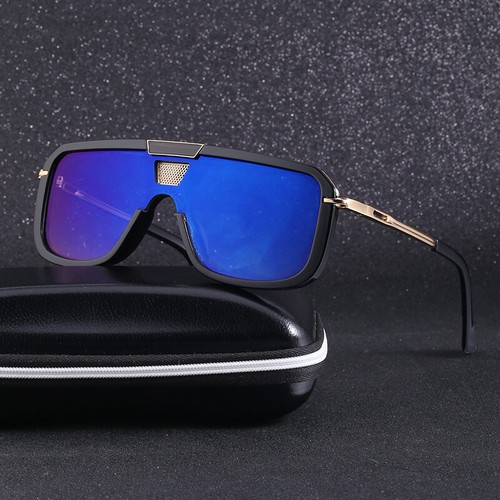 Occhiali Da Sole Pilota Di Grandi Dimensioni Quadrato Alla Moda Da Uomo  Donna Outdoor Tonalità Occhiali UV400 | eBay