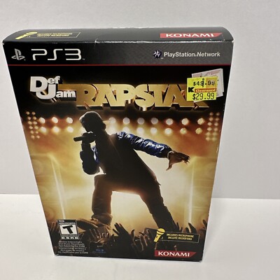 Def Jam Rapstar Bundle PS3 (Playstation 3, 2010) 2 PAC Biggie Smalls. Sealed