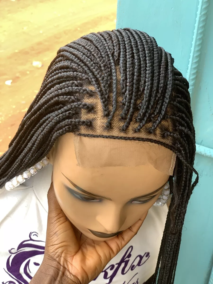 Jumbo Knotless Braided Wig Box braids Full lace braids wig Senegalese