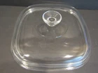 Pyrex A-12-C Corning Square Dome Glass Replacement Lid Only - 10-C