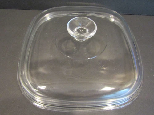Pyrex A-12-C Corning Square Dome Glass Replacement Lid Only - 10-C