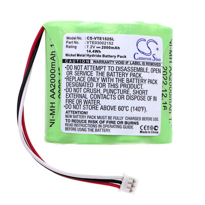 BATTERIE 2000mAh Type VTE03002152 02002720-01 For Vetronix Consult II 03002152