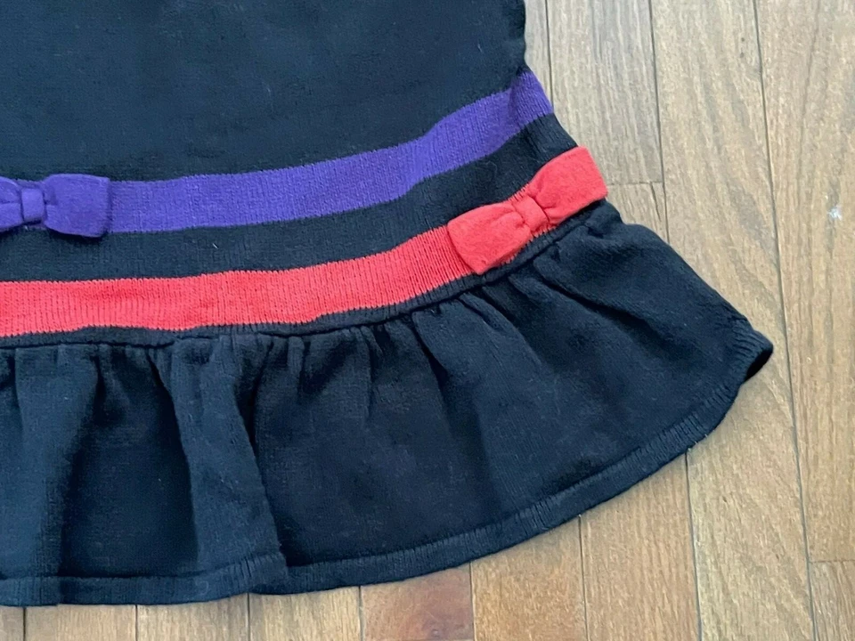 NWT Gymboree Girl Winter Penguin Black Bow Sweater Skirt Size 12 - Image 2 of 4