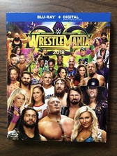 WWE Wrestlemania 34 2018 2-Disc Blu-Ray Set Brand New