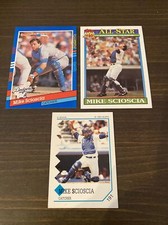 Mike Scioscia 1991 Topps All-Star 1991 Donruss & 1992 Panini Mini