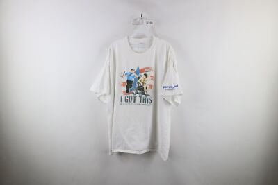 Vintage Streetwear Mens 3XL Spell Out 2013 VA Games Permobil Scooter T-Shirt