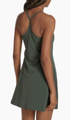 green emerald velvet dress The Exercise Dress in CloudKnit Fabric - Joggy Green | OV main image 0