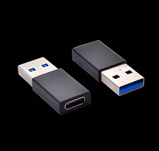 2er Pack USB A auf USB C Ladegerät Adapter für Hyundai Ioniq 5 6 Kona Tucson Santa Fe