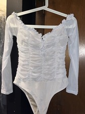 forever 21 white bodysuit