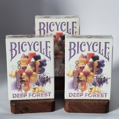 Deep Forest BICYCLE - 3 Deck Set - 2x Standard + 1x Gilded No 25/150 - Rare
