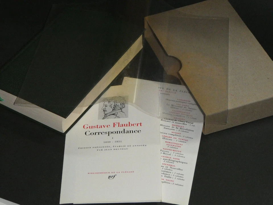 Pléiade FLAUBERT - Correspondance - Volume I - 1980 - Photo 4/4