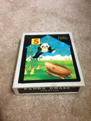 Panda Chase   - Home vision VCS 83105 Atari 2600  Tested Working Rare   