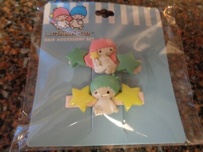 Little Twin Stars Hair Clip Accessory Set of 2 Brand New Sanrio Character Icon