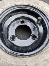 Set Of (2) Tires Slick 410X350x5 (4.10X3.50X5) 4Ply Cheng Shin Foam Filled NFH