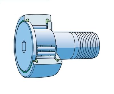 KR16PPA 16x11x6 mm M6 Gewinde Cam Follower Lager