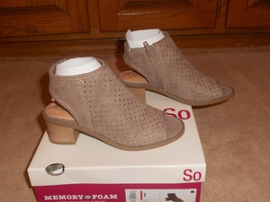 girls open toe booties