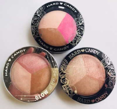 Set of 3 Hard Candy Contouring Face Trios ~ So Baked Blush, Luminizer & Bronzer 