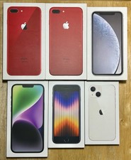 Lot of 6 Empty iPhone Boxes 2x OEM USB Power Adapters 1x Lightning Cable