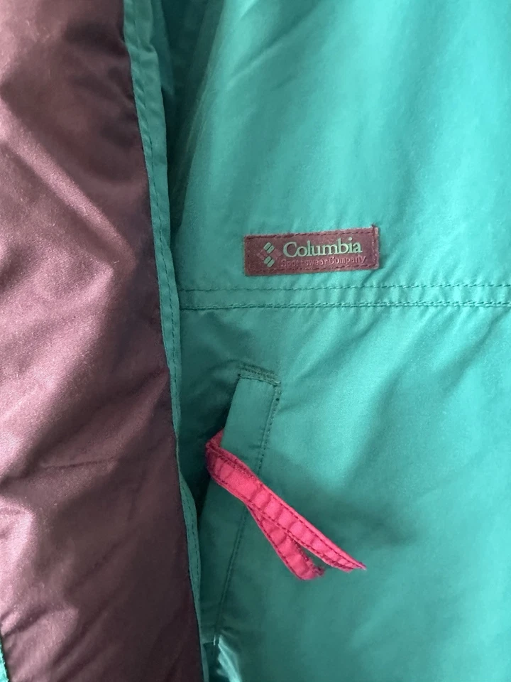 Traje de esquí Columbia traje de nieve de una pieza babero de nieve retro vintage años 80 para mujer XL Foto 4 de 4