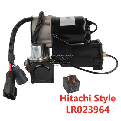  Hitachi Air Suspension Compressor Pump +Relay for Land Rover Discovery 3&4 LR3