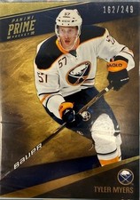 2011-12 Panini Prime Tyler Myers #10 Buffalo Sabres #162/249