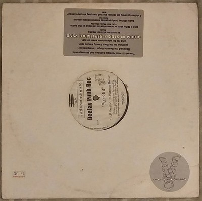 Deejay Punk-Roc   Far Out 12'' Vinyl
