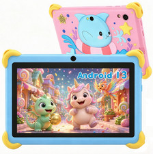 Kids Tablet 7 Inch, 8GB RAM 64GB Storage,Android 13 Tablet for Kid IPS Screen