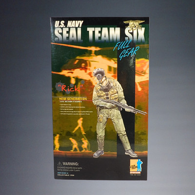 1999 DRAGON U.S. NAVY SEAL TEAM 6 RICK NEW GENERATION FULL GEAR ACTION FIG 72005