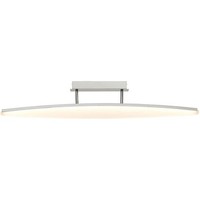 Brilliant Led Deckenleuchte View Chrom/Weiß 100Cm 23,5W 1500Lm Warmweiß 3000K