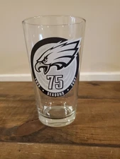 Bud Light Philadelphia Eagles 75 Seasons Pint Glass