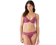B.tempt'd by Wacoal Women's B.wow'd Push-up Bra in Purple Size 32D NWT