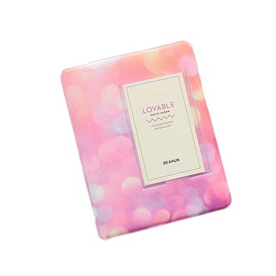  64 Taschen Shining Star Sky Fotoalbumhalter Candy Color Album für 3 Zoll Mini