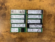 BULK LOT of 10 NVMe 512GB SSD Various Brands SAMSUNG HYNIX SANDISK TOSHIBA WD