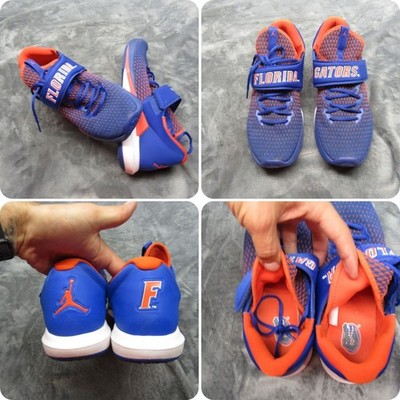 Jordan x Florida Gators Shoes Mens 11 Blue Speed Trainer Flight