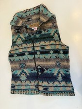 Western Wool blend Vest MADE IN THE USA Women's Size M Vintage Wool