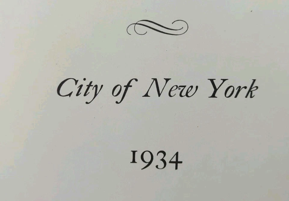 1934 CHELSEA Manhattan Map New York City NY 16"x11" 13th-9th Ave W20th-W26th St - Image 3 of 3
