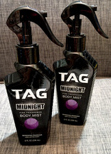 TAG MIDNIGHT Fine Fragrance Body Mist Long-Lasting Scent  Refreshing 2 PACK